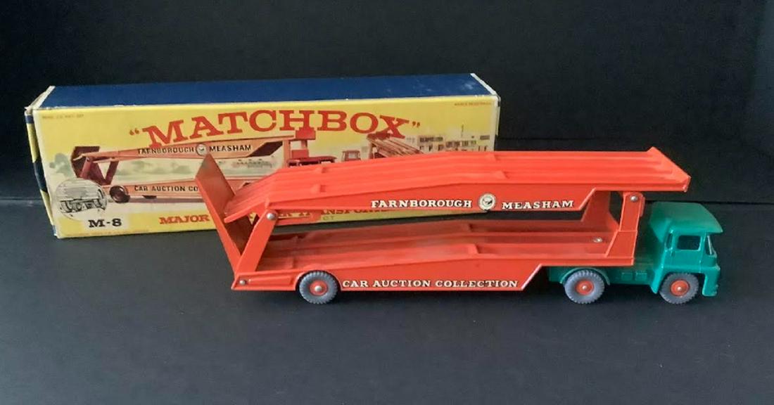 Matchbox Lesney Major Pack M-8 Guy Car Transporter with Original BOX (1 of 7)
