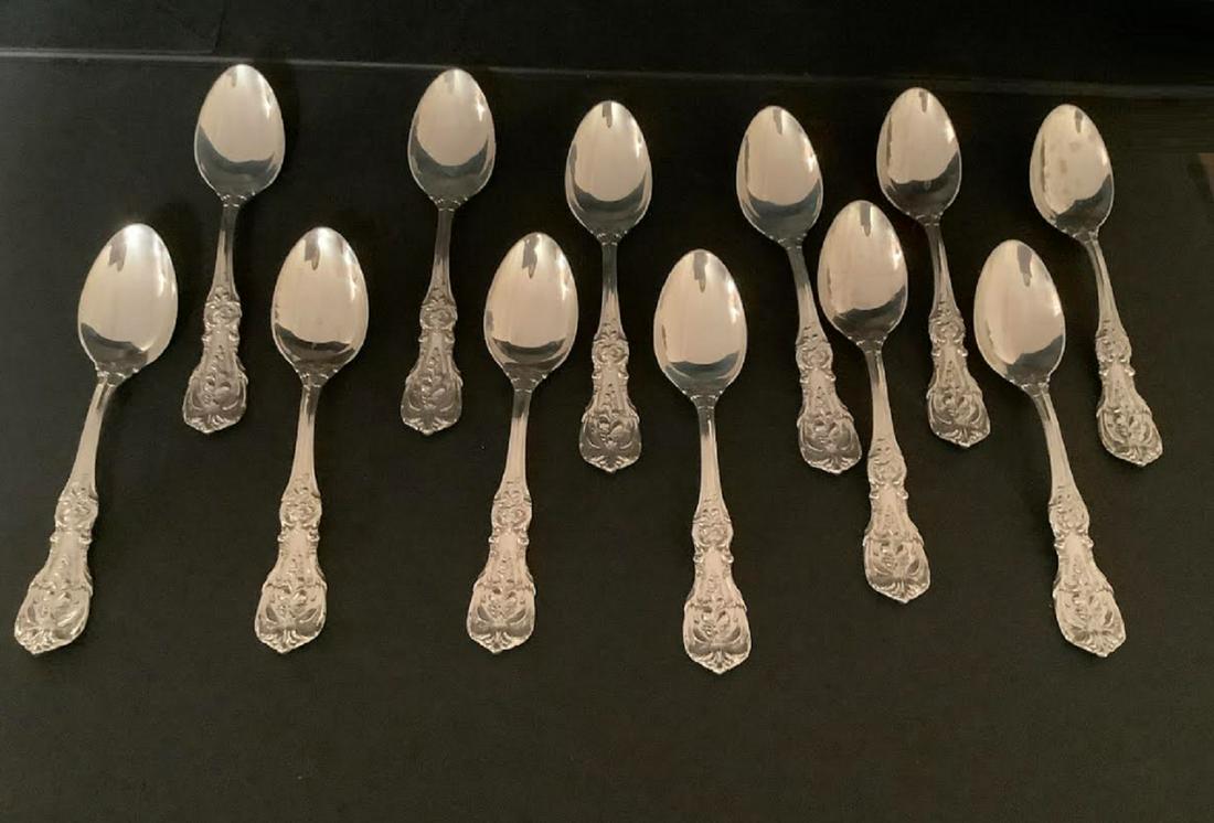 REED & BARTON, FRANCIS THE 1ST STERLING SPOONS 12 pcs (1 of 2)
