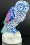 Signed HEREND Owl Bird