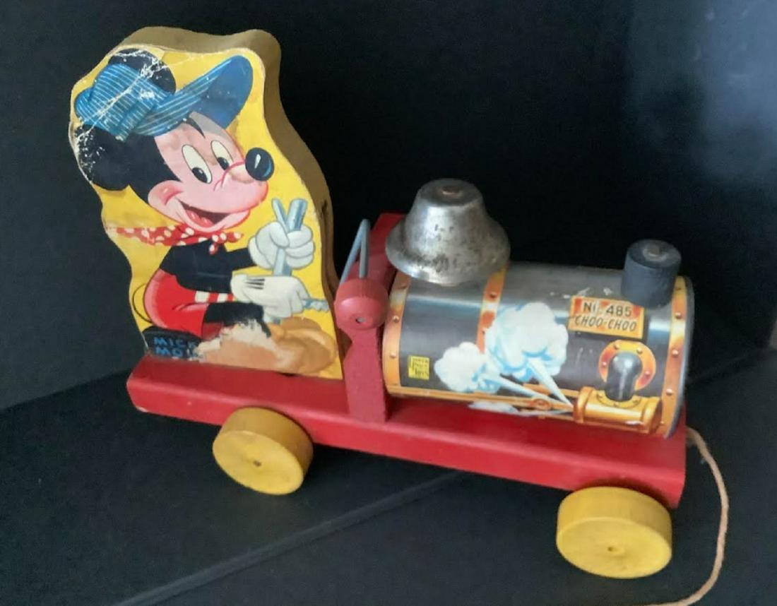 Fisher Price CHOO CHOO #485 Wood Pull Toy 1950 (1 of 4)