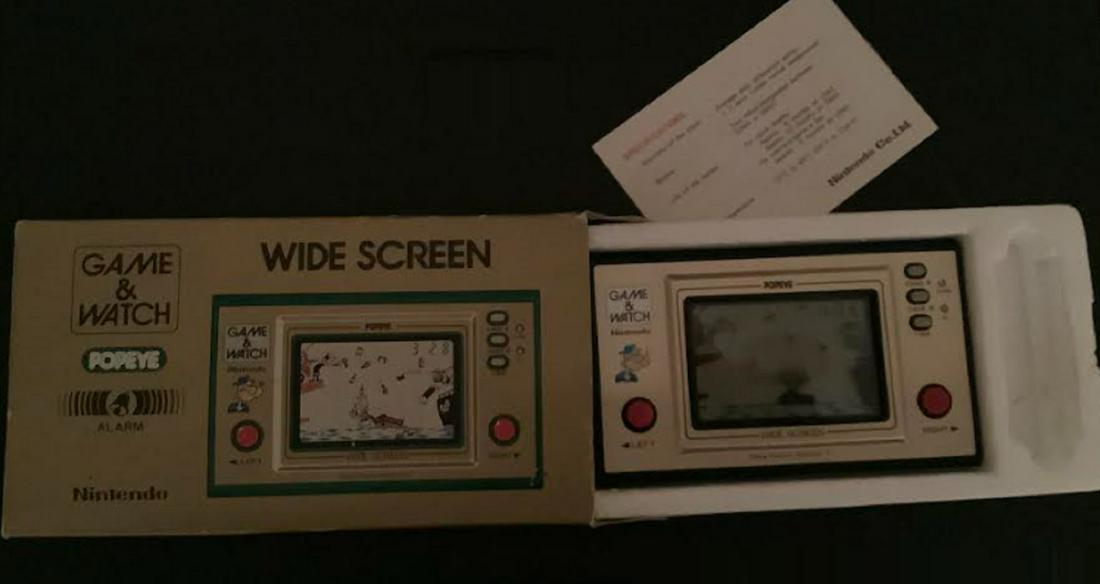 POPEYE NINTENDO GAME AND WATCH WORKS! WITH ORIG BOX AND MANUAL (1 of 6)