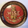 PRE PROHIBITON Wise Furnaces Company Lithograph Tin Akron Ohio Tip Tray