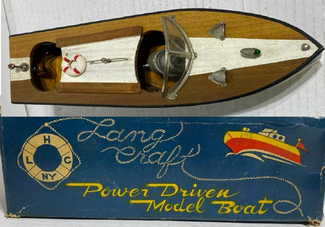 LANG CRAFT MODEL BOAT  WITH BOX 1950 Made in JAPAN (1 of 7)