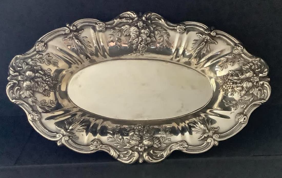 Reed & Barton "Francis I" Sterling Silver Tray Bowl Makers Mark (1 of 6)