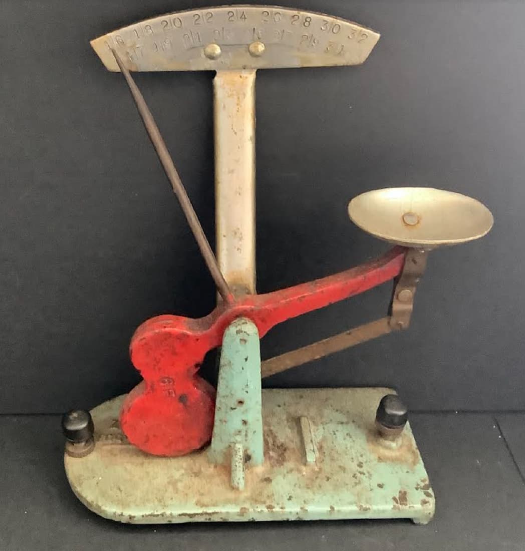 ZENITH CAST IRON EGG GRADER SCALE RARE!: ZENITH CAST IRON EGG GRADER RARE! Measures approx 8.5 inches tall