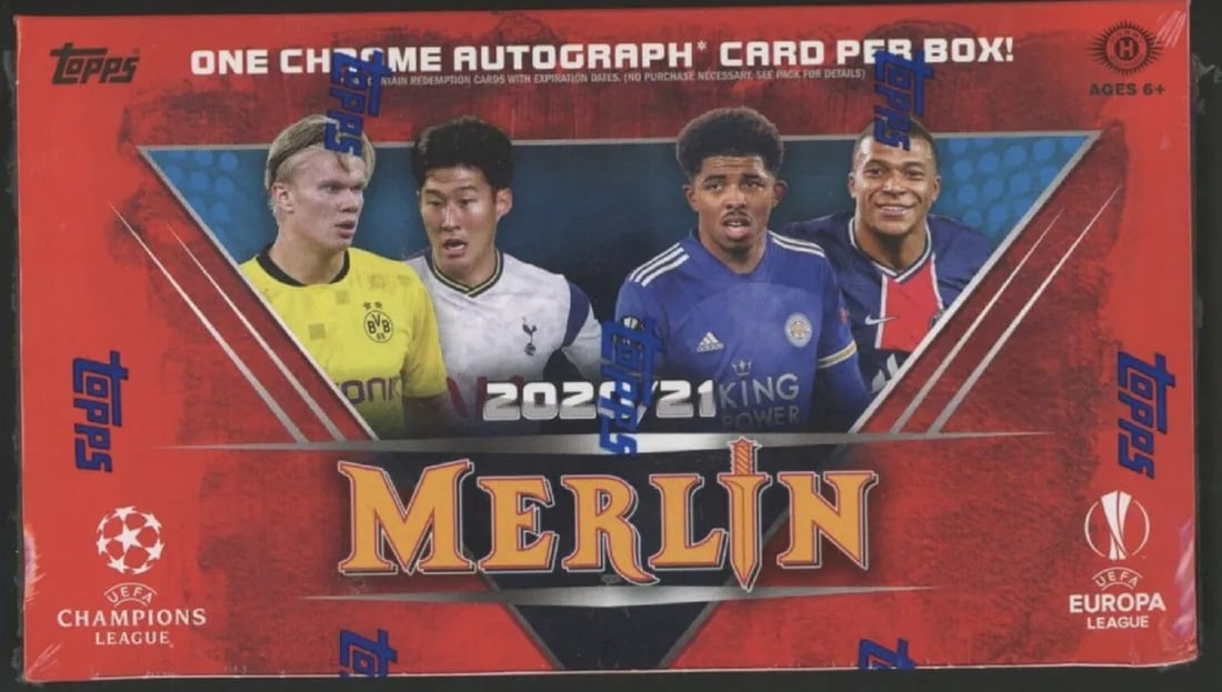 2020-21 Topps Merlin Chrome Soccer Hobby Box Sealed: 2020-21 Topps Merlin Chrome Soccer Hobby Box Sealed