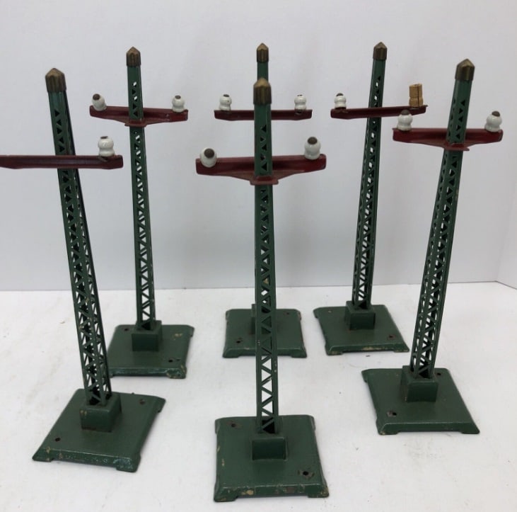 Lionel Prewar  #60 Telegraph Poles 6 (1 of 4)