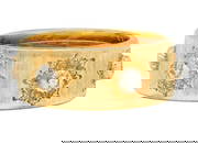 BUCCELLATI SIGNED 18K MACRI Ring Band Made in Italy