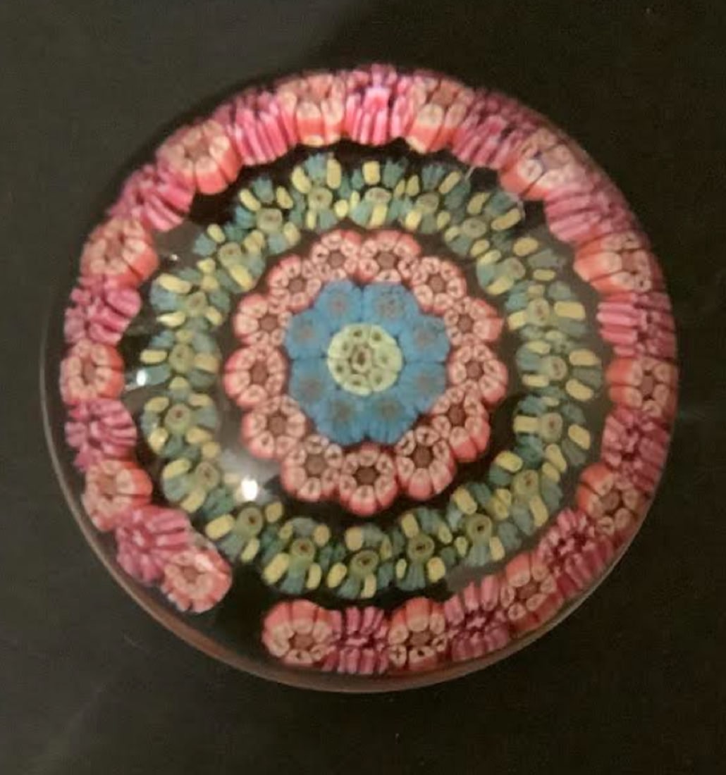 SIGNED BACCARAT PAPERWEIGHT CANDY DEISGN (1 of 4)
