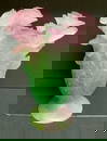 DAUM PATE DE VERRE SIGNE ART GLASS VASE