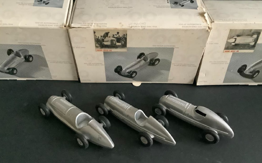Marklin Mercedes Benz Steel Streamline Vehicles Set of 3 With Orig Boxes (1 of 6)
