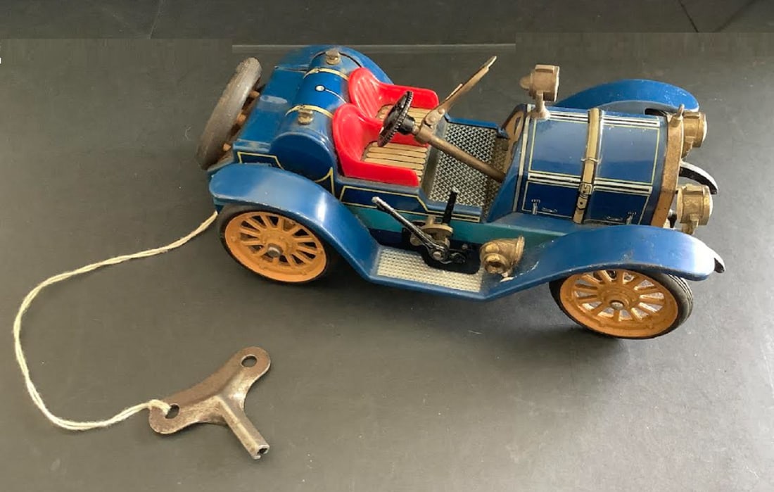 Schuco Mercer  Tin Litho Win Up Vehicle 1225 With key Works. Made in Germany (1 of 7)