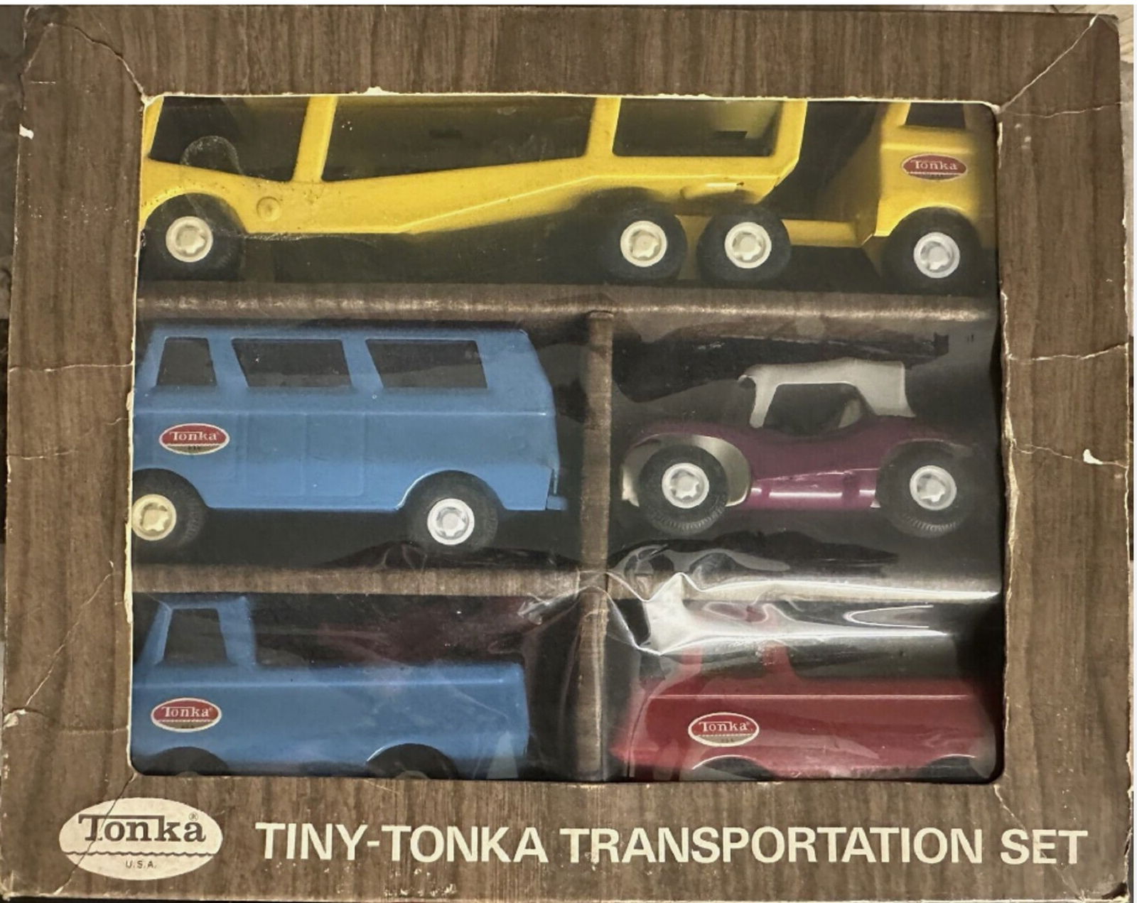 iny Tonka Transportation Set #810 With ORIG BOX (1 of 1)