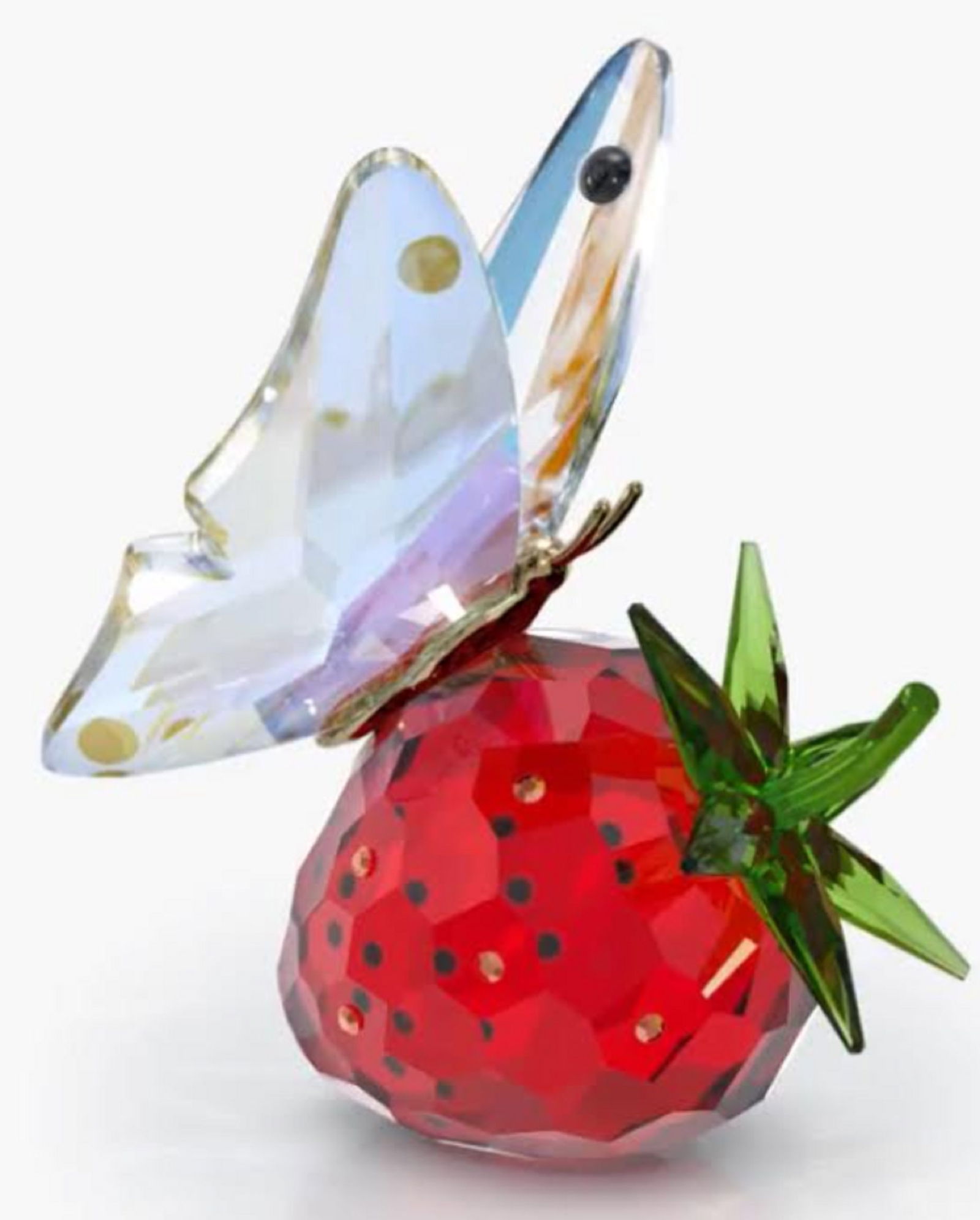 Swarovski Signed CRYSTAL IDYLLIA STRAWBERRY  WITH BOX (1 of 4)