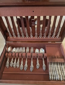 Gorham La Scala Sterling Flatware Set For 12 Immaculate 72 Pieces