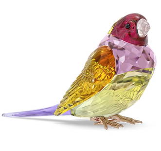 Swarovski Idyllia Gouldian Large Finch With Orig Box Memeber Edition Designer: Martin Zendron: Swarovski Idyllia Gouldian Large Finch Memeber Edition Designer: Martin Zendron this colorful Gouldian Finch is sure to ignite the imagination. Known locally as winged jewels, these native