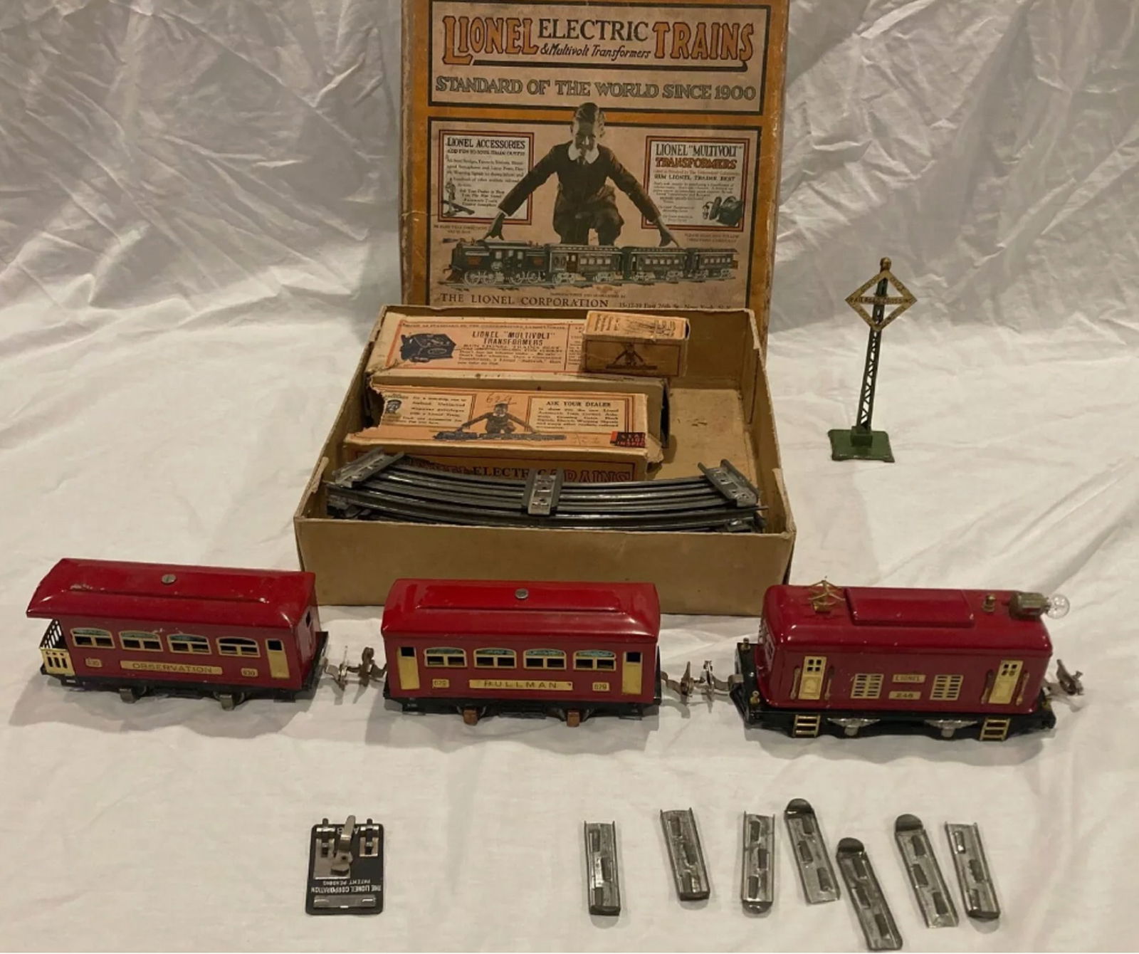Lionel Pre War Train Set 292 Passenger Electric Train Wtih  0-Gauge 1927-1932 (1 of 8)