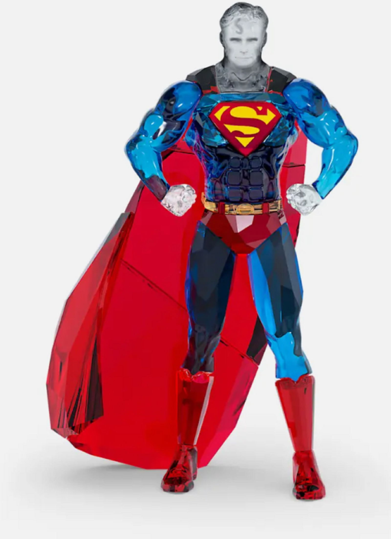 Swarovski Crystal Marvel DC Comics figurine of the legendary DC Super Hero Superman With Boix (1 of 5)