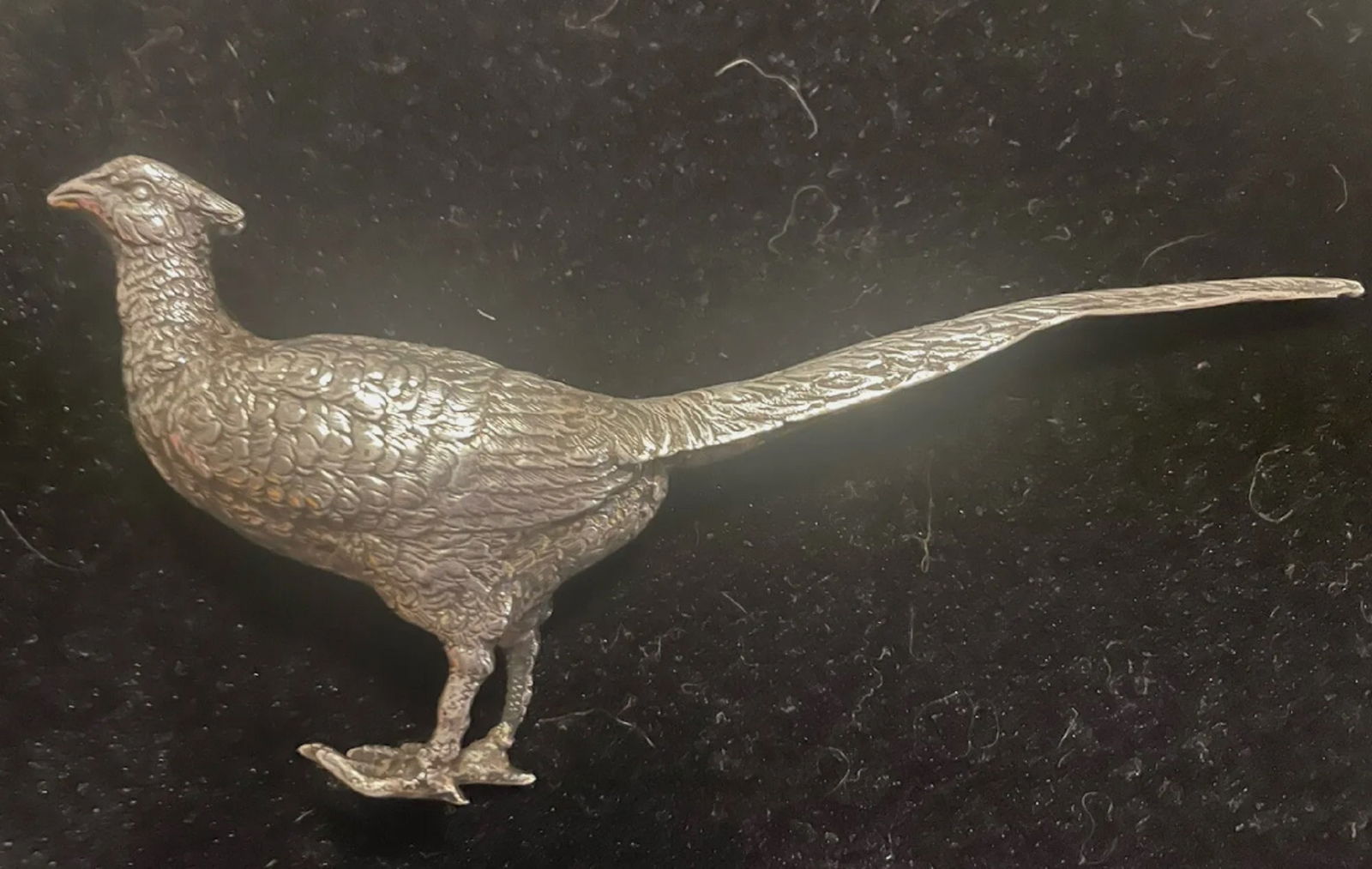 Sterling Silver Pheasant Figurine Chester 1910 (1 of 3)