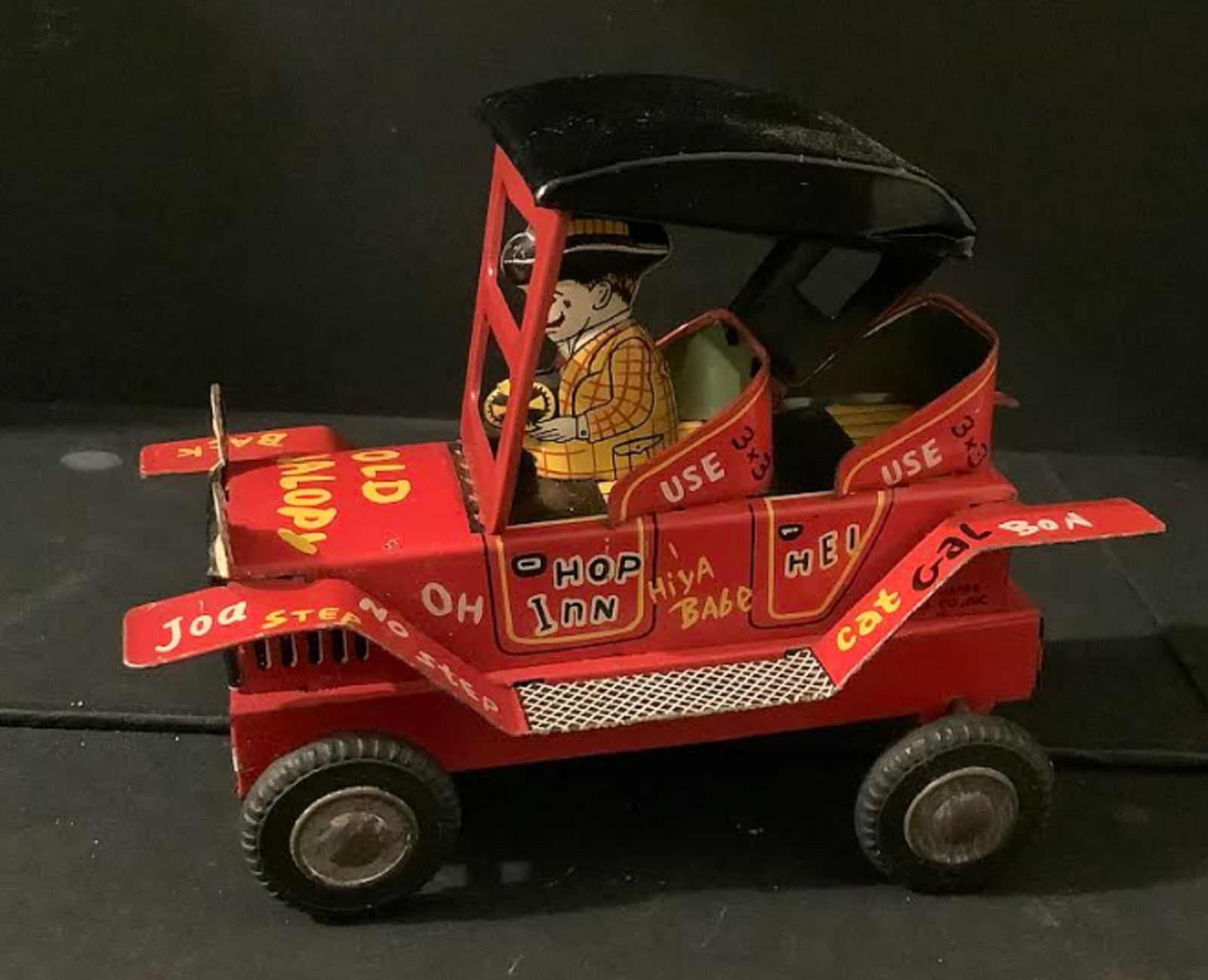 Marx Tin Litho Friction Toy Old Jalopy Vehicle Made in Japan (1 of 8)
