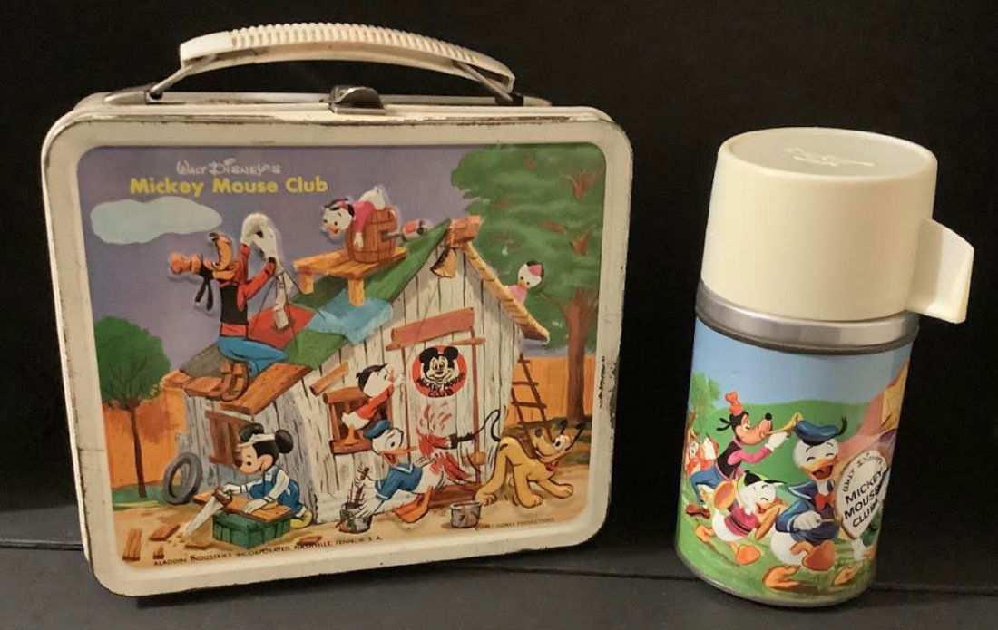 Mickey Mouse club  Walt Disney Lunch box With Drink Bottle (1 of 8)