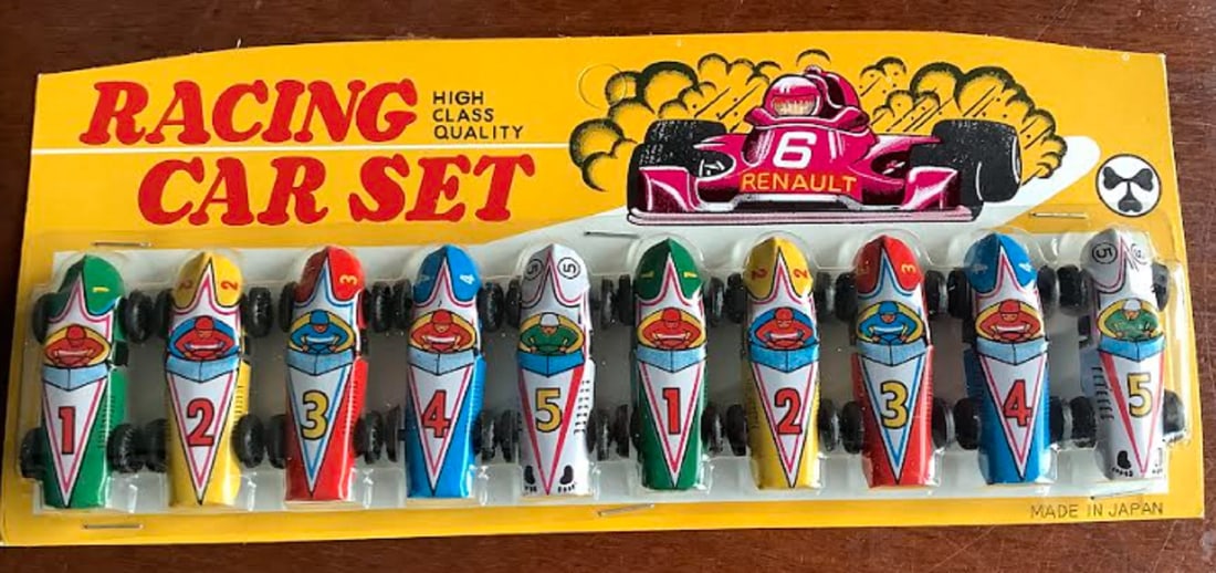 Japanese Tin Racer car Vehicles set of 10 (1 of 4)