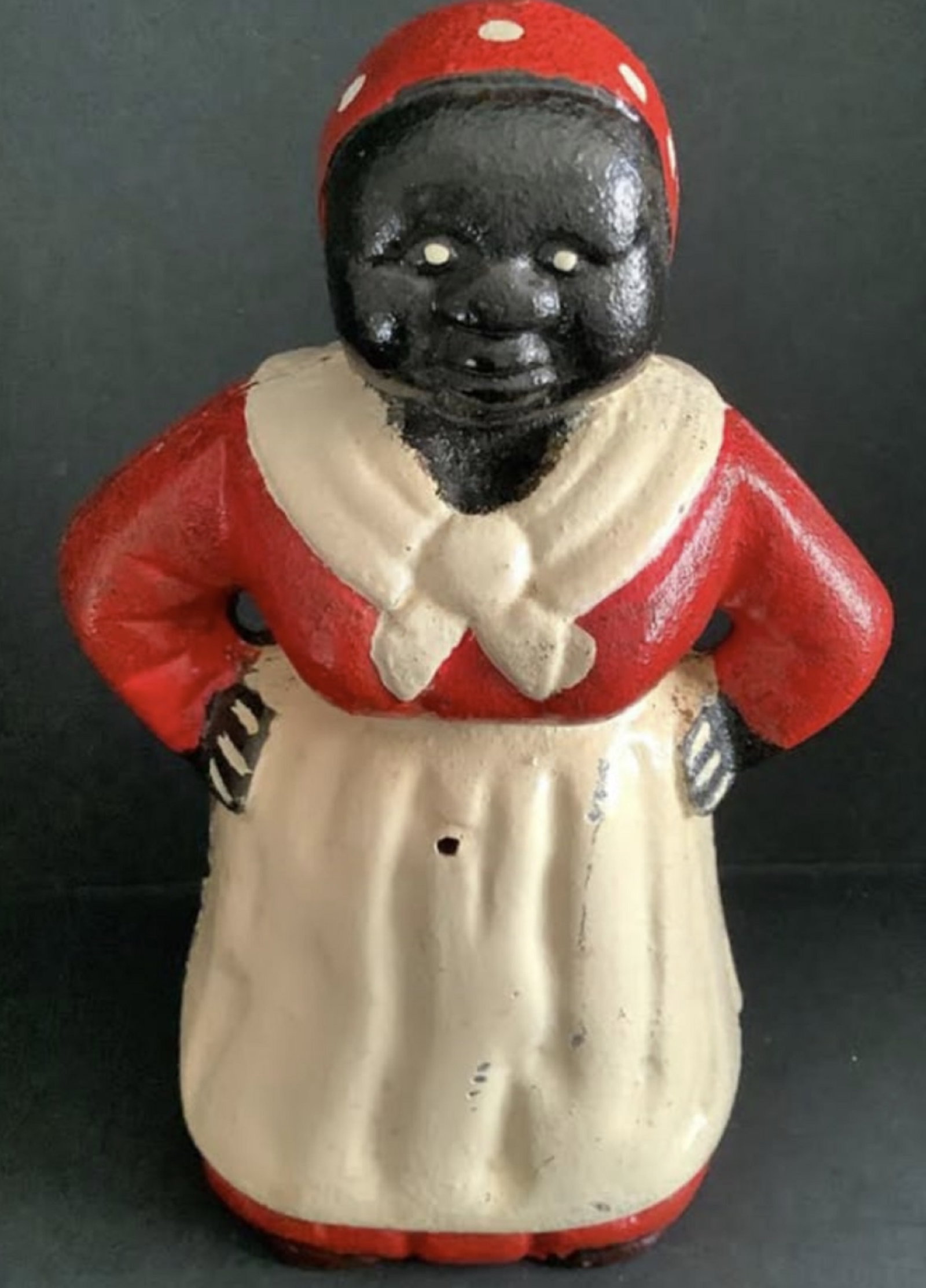 Black Americana Cast Iron Aunt Jemima Figurine Statue: Black Americana Cast Iron Aunt Jemima Figurine Statue Measures approx 7.5 inches tall