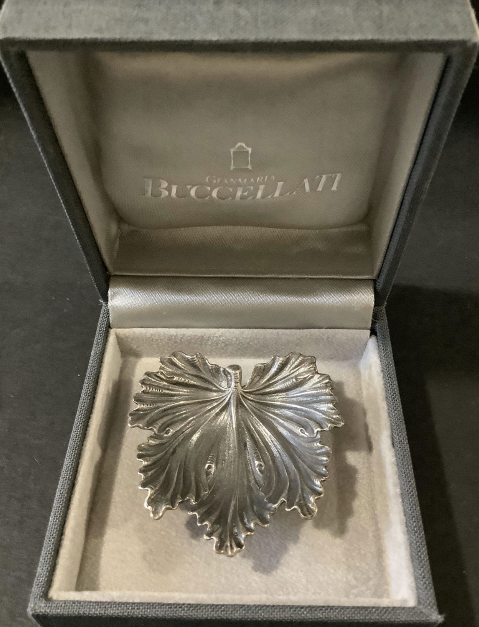 Buccellati Sterling Silver Singed Dish With Orig Box (1 of 5)