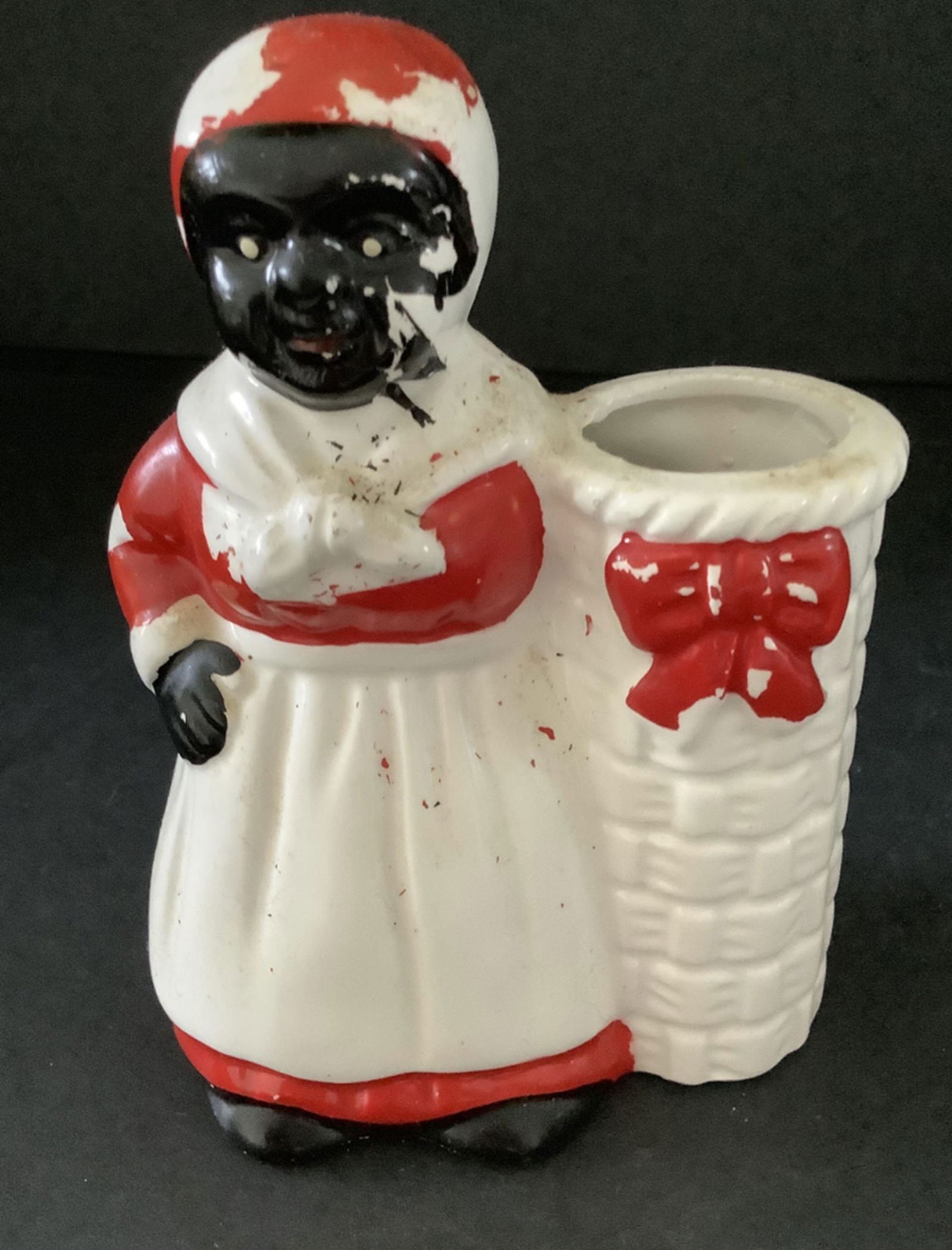 Black Americana Era Aunt Jemima Holder: Black Americana Era Aunt Jemima Holder Measures approx4.5 inches tall