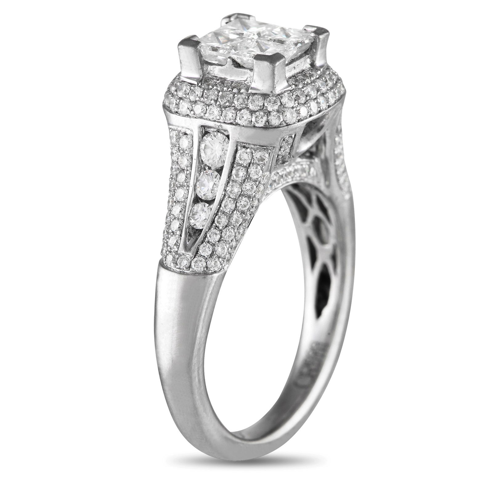 Gregg Ruth 18K White Gold 1.85ct Diamond Ring (1 of 3)