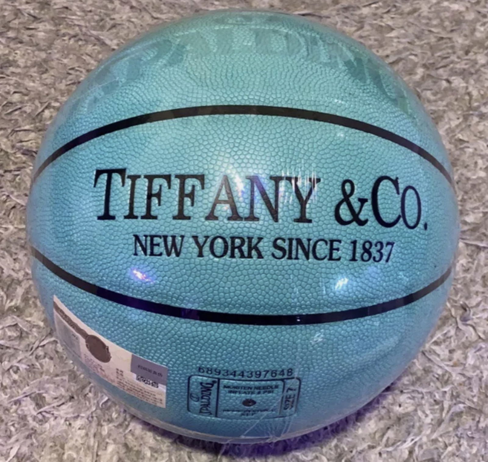 Tiffany & Co. X Spalding Basketball With Barcode Size 7