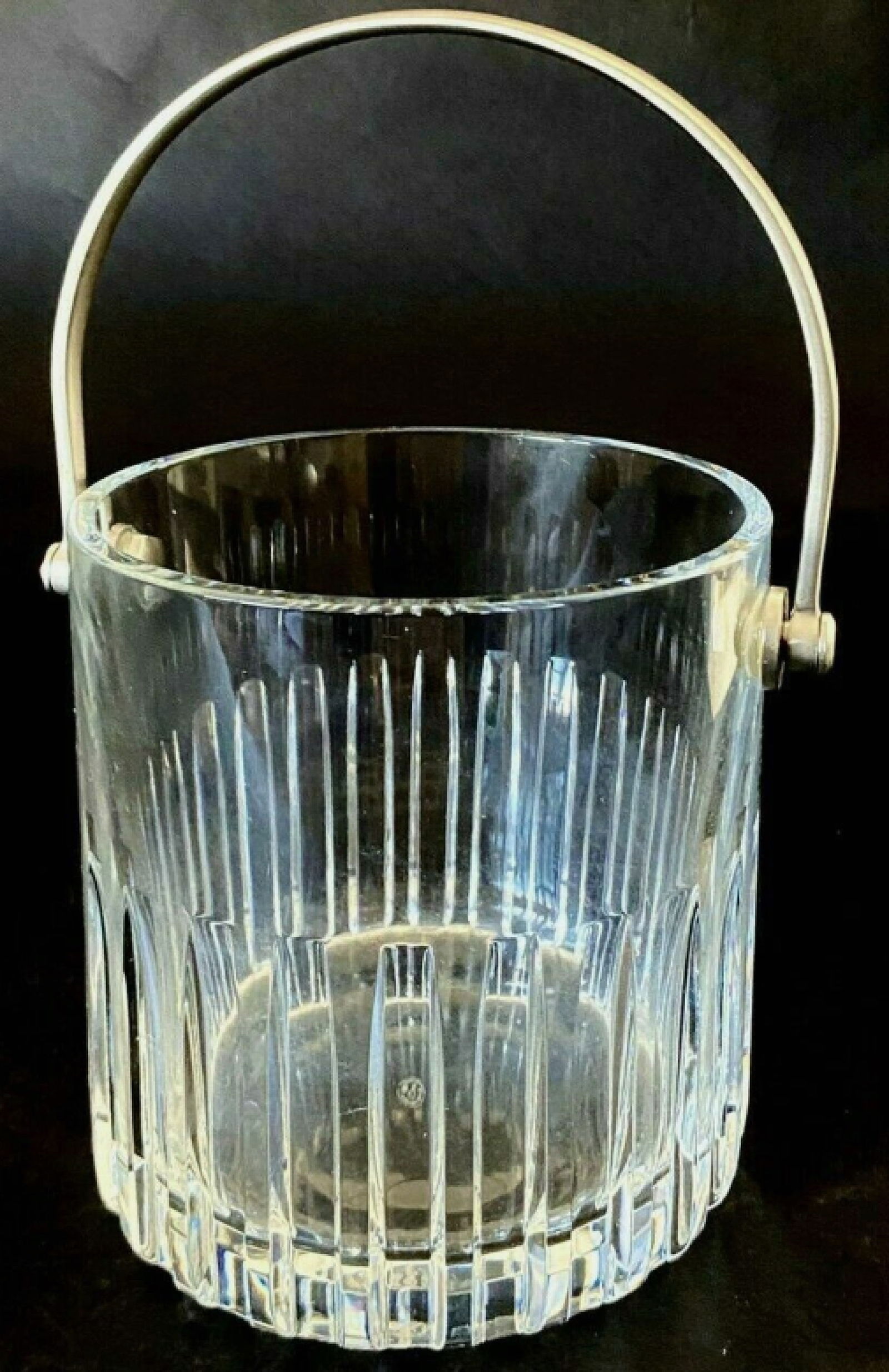 Baccarat Signed Rotary Crystal Ice Bucket  made in France (1 of 6)