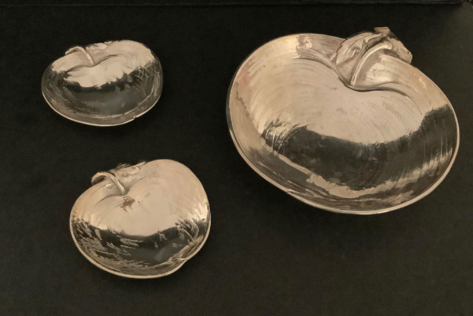 Buccellati Sterling Apple Bowl Dish Set of 3 (1 of 7)