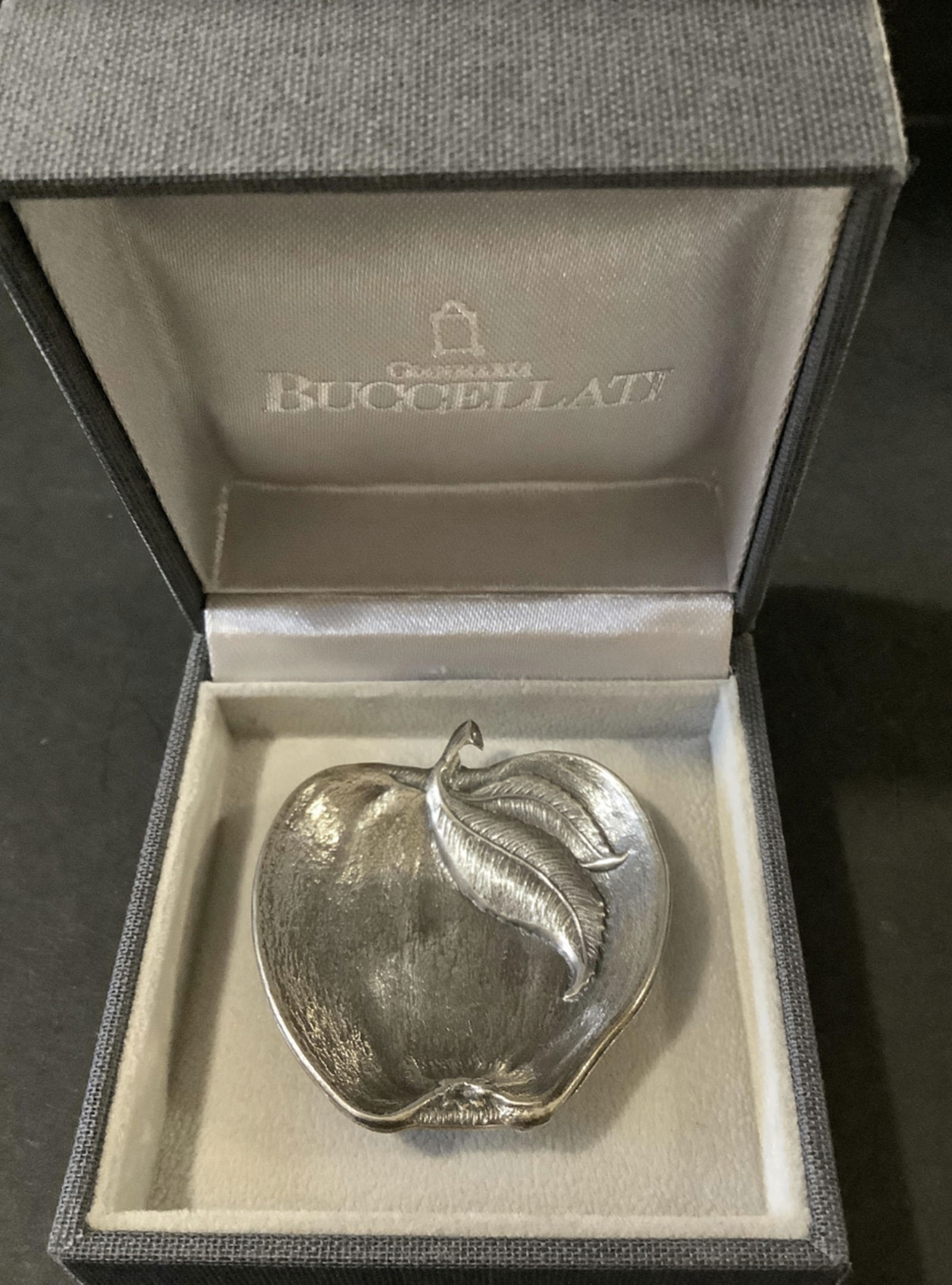 Buccellati Sterling Silver Singed Dish With Orig Box (1 of 4)