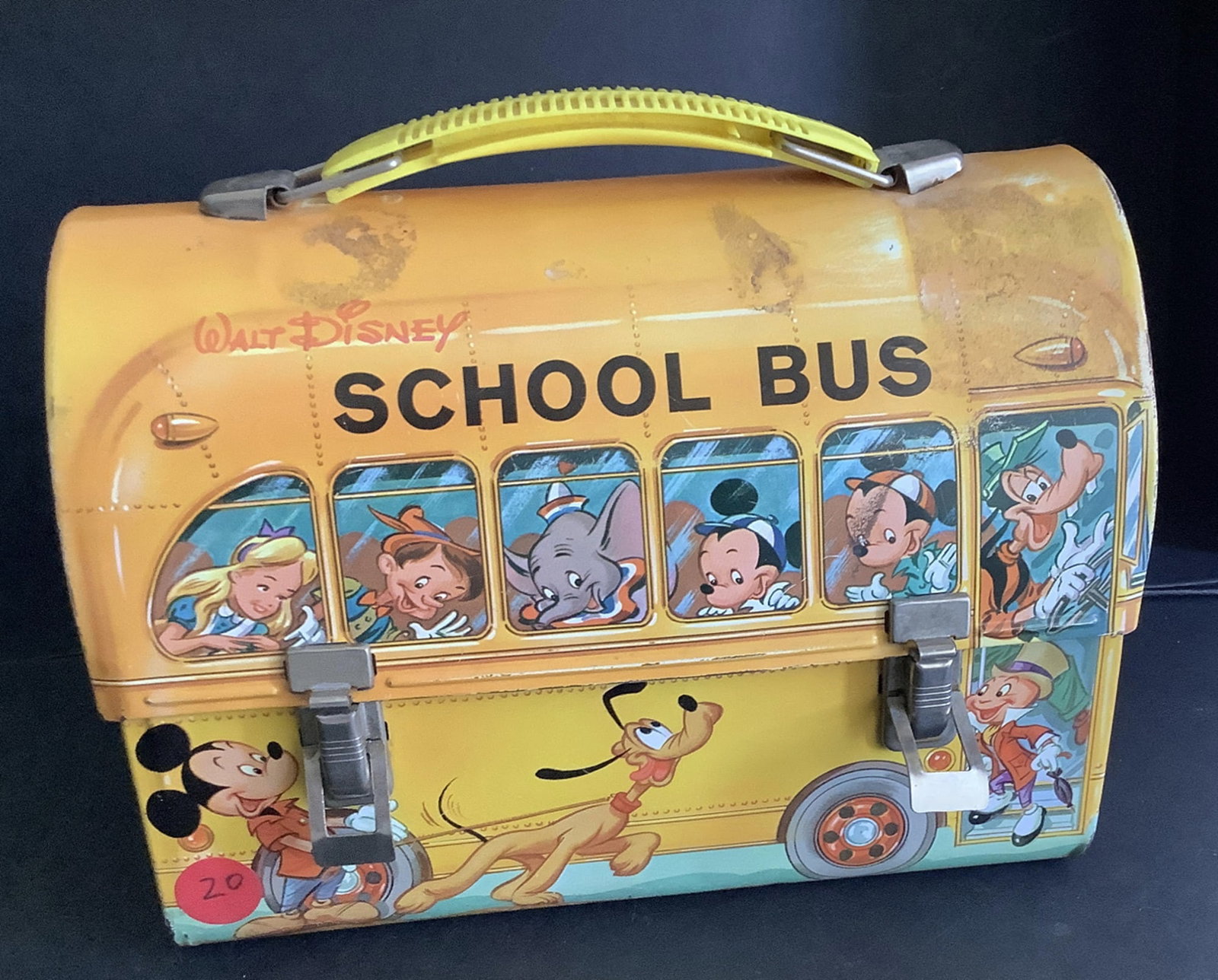 Walt Disney Tin Schoolbus Lunch Box (1 of 5)