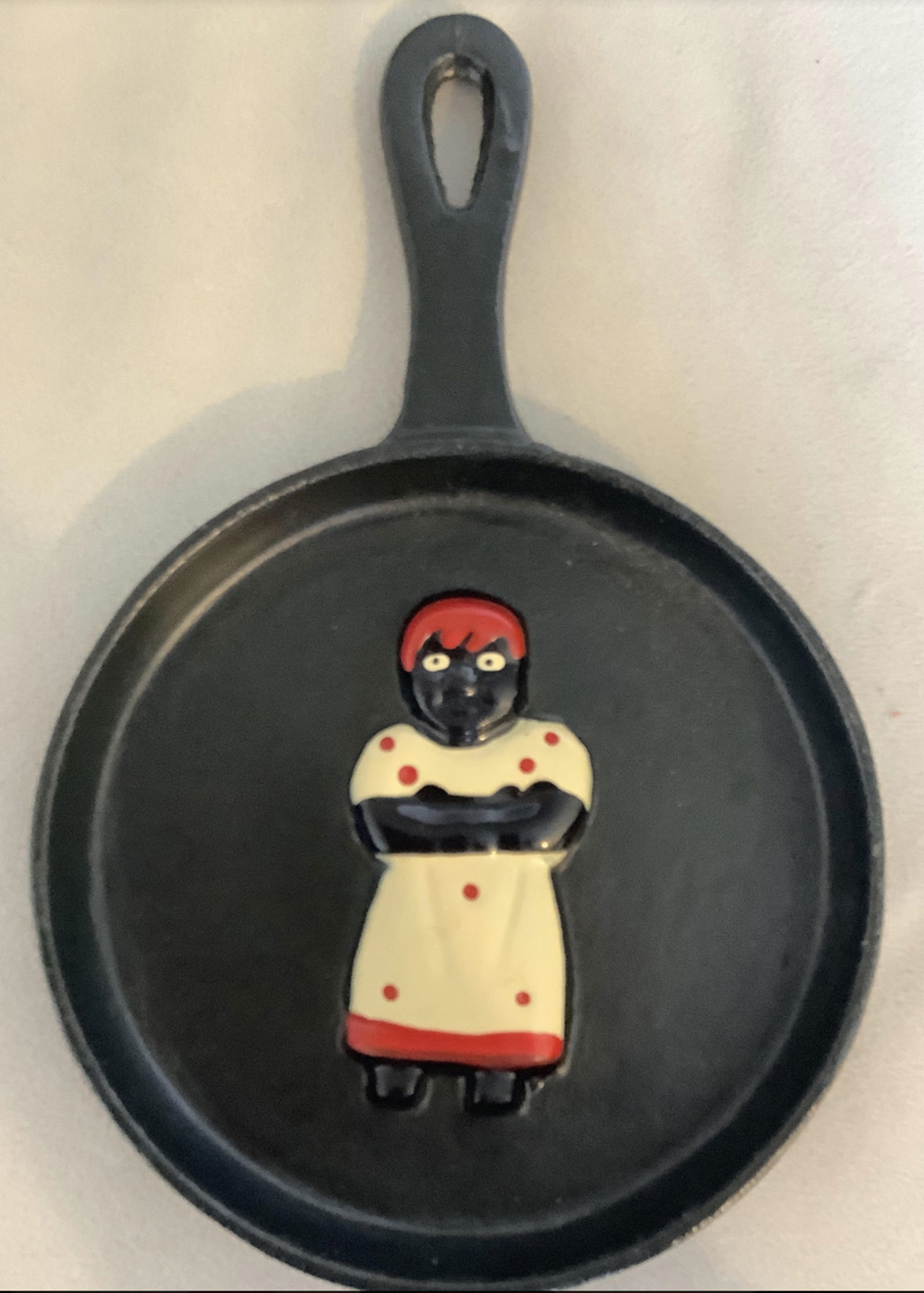 Black Americana Cast Iron Skillet Auction