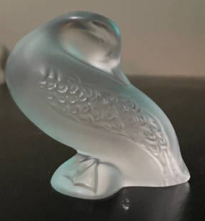Lalique Signed French Canard Espiegle Naughty Duck: Lalique Signed French Canard Espiegle Naughty Duck. Approx. 2” high and approx.. 2.5” wideExcellent condition – No cracks or chips