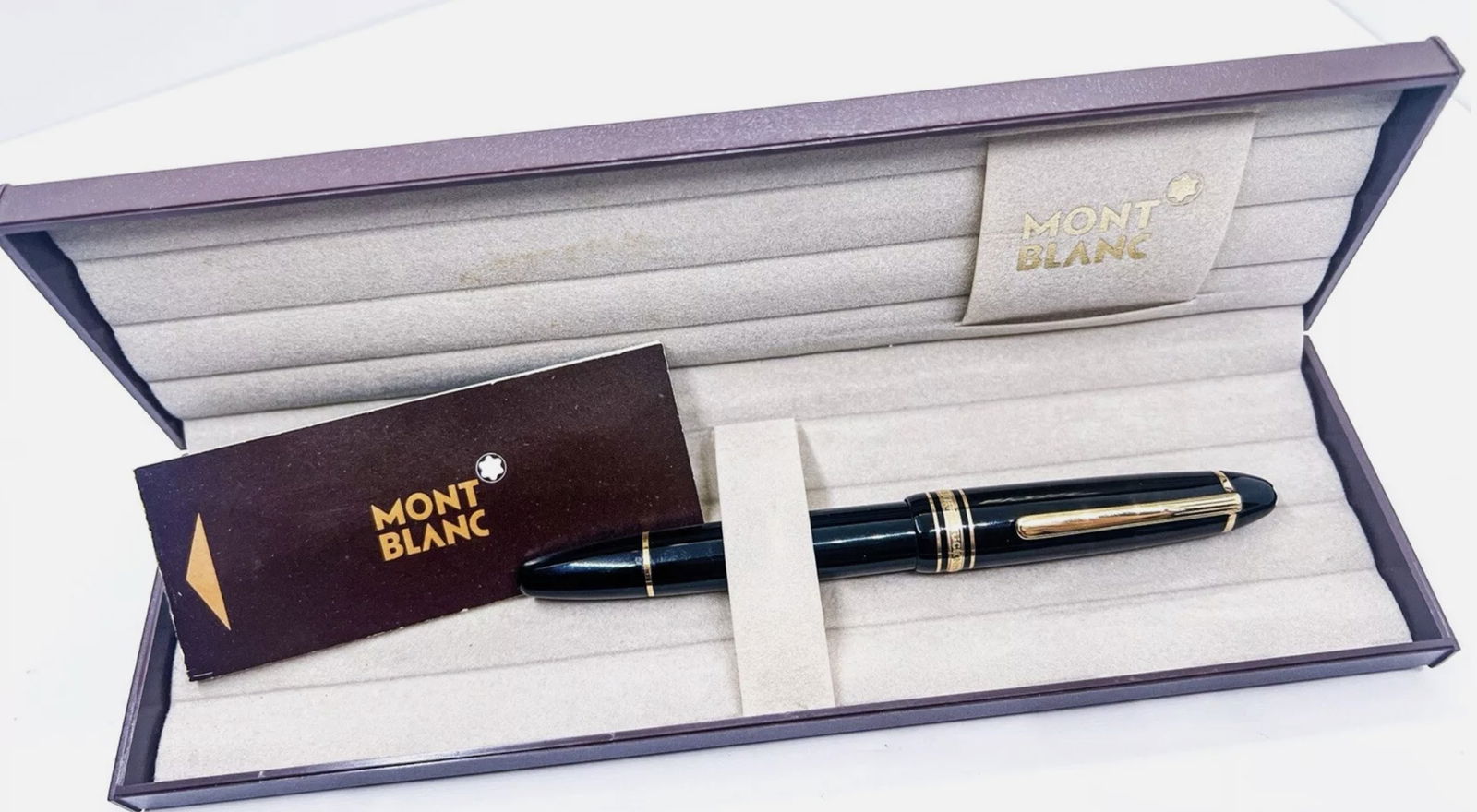 Montblanc Meisterstuck 146 Legrand Fountain Pen Solid Gold 585 14k Nib With Box Made in Germany (1 of 8)
