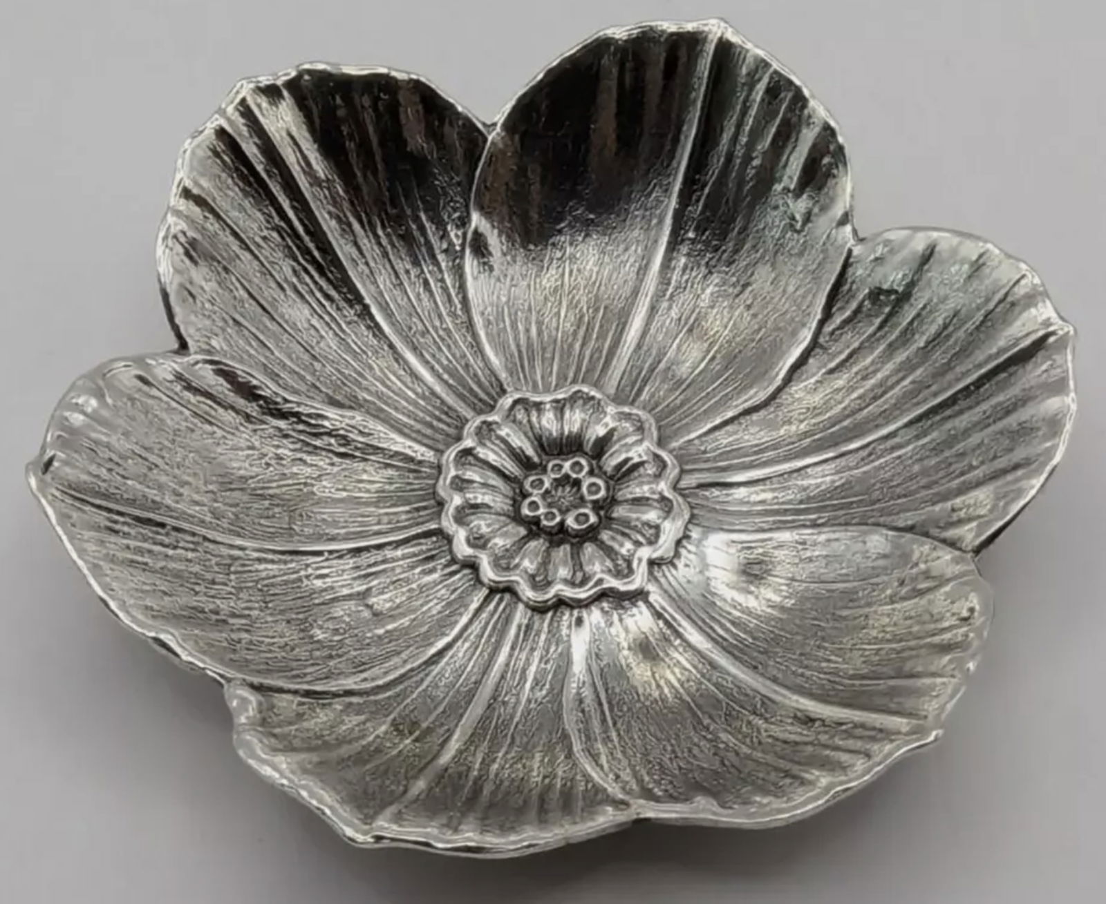 Gianmaria Buccellati Sterling Silver 925  Narcissus Flower Dish Made In Italy (1 of 5)