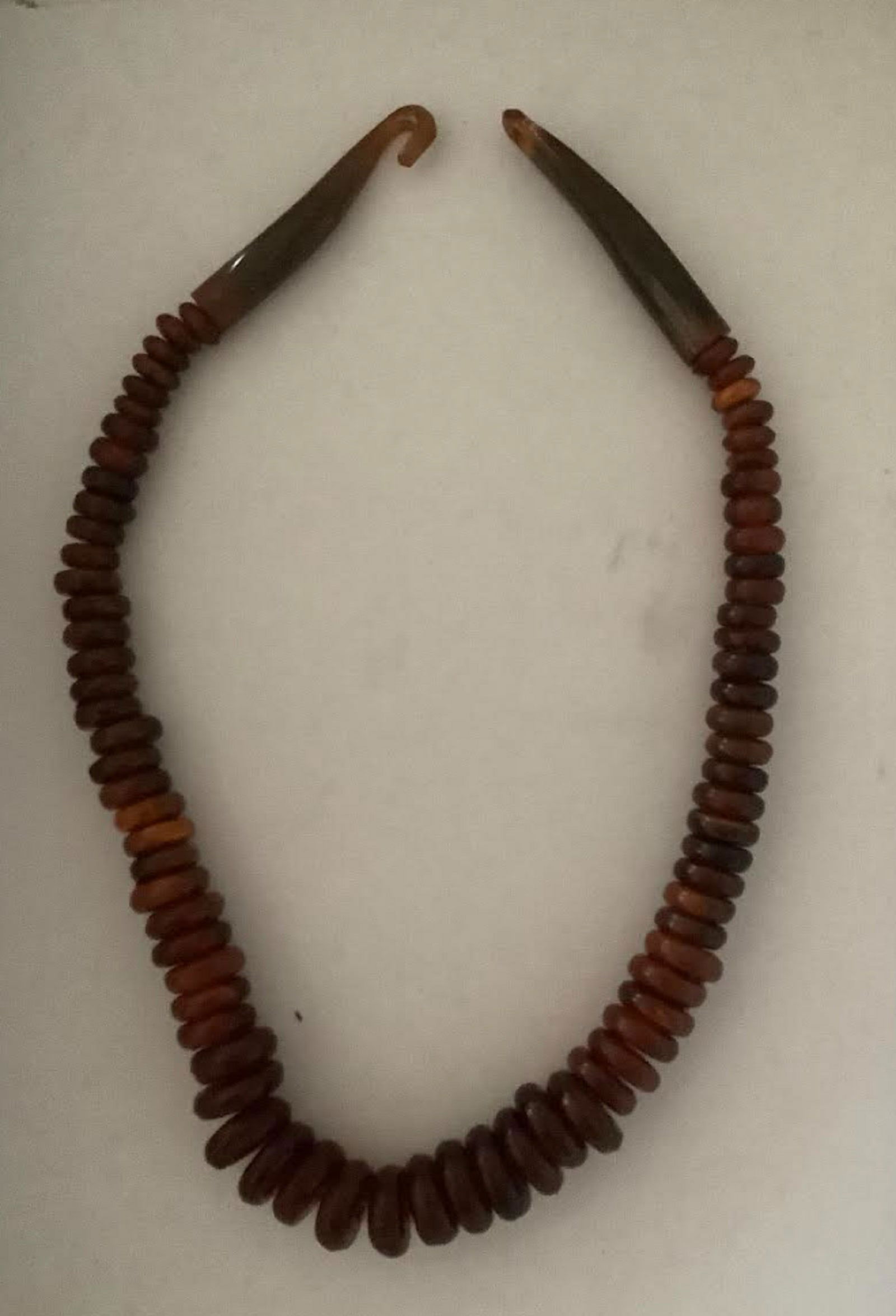 Horn Bead natural Necklace (1 of 3)