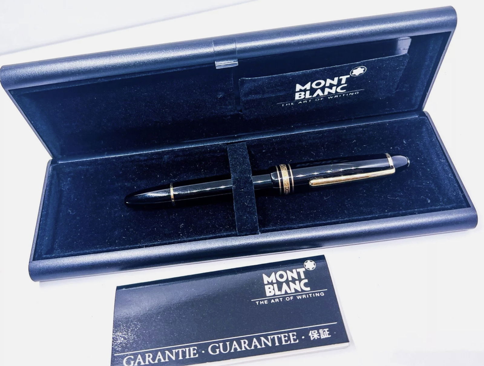 Montblanc Meisterstuck 146 Legrand Fountain Pen Old Solid Gold 585 14k WITH Box: Montblanc Meisterstuck 146 Legrand Fountain Pen Old Solid Gold 585 14k WITH Box