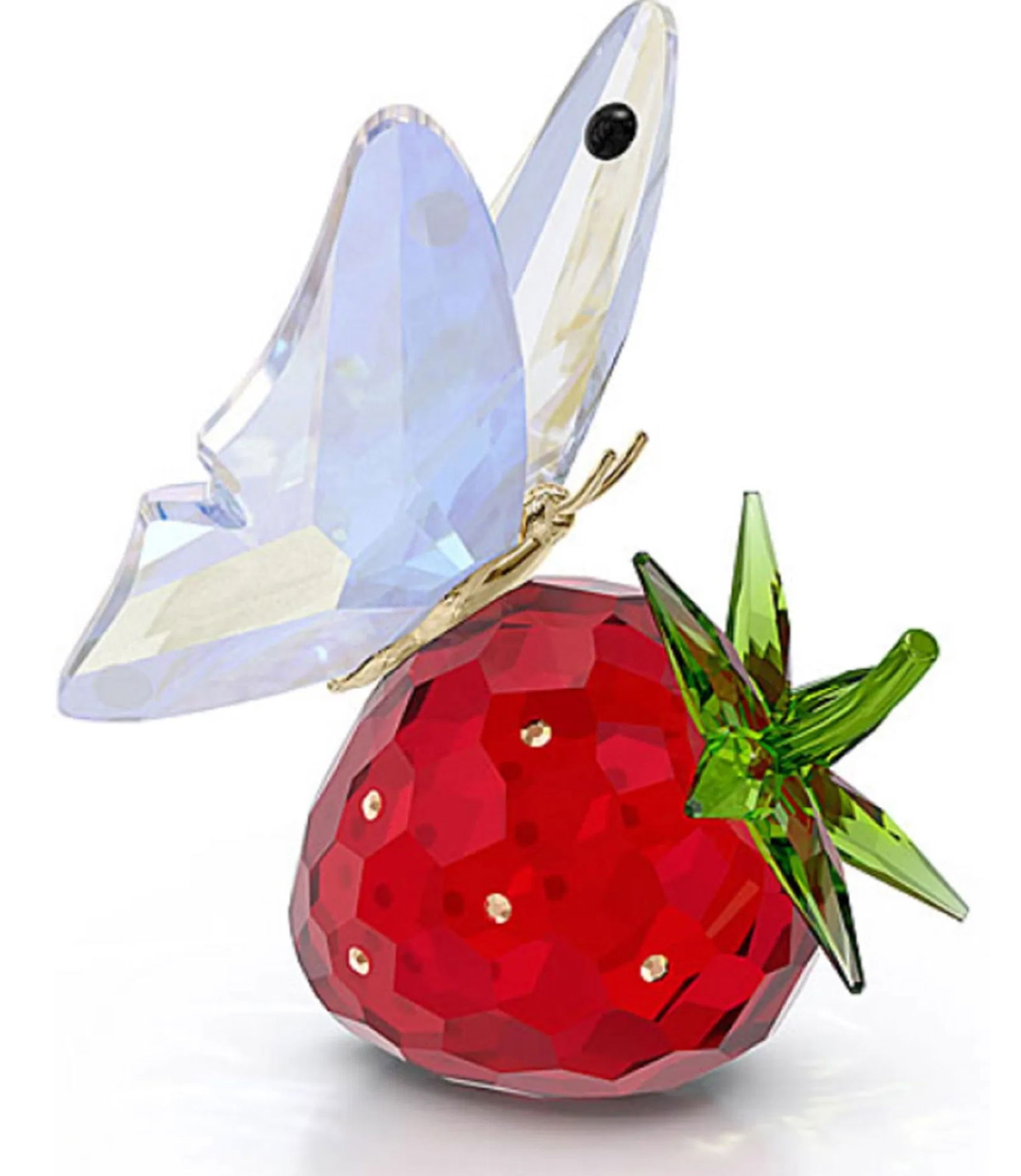 Swarovski Signed CRYSTAL IDYLLIA STRAWBERRY WITH BOX (1 of 4)