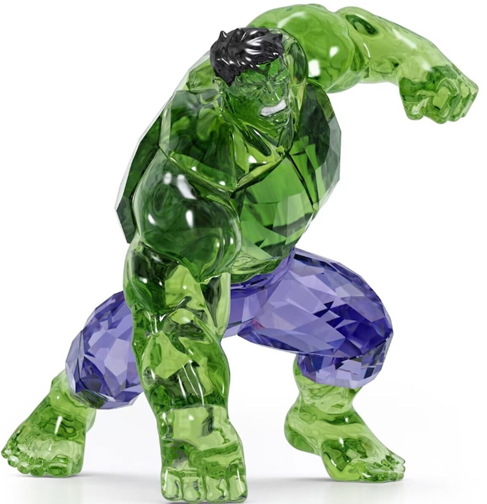 Swarovski Signed Crystal Marvel DC Comics HULK  Figurine With Box (1 of 5)