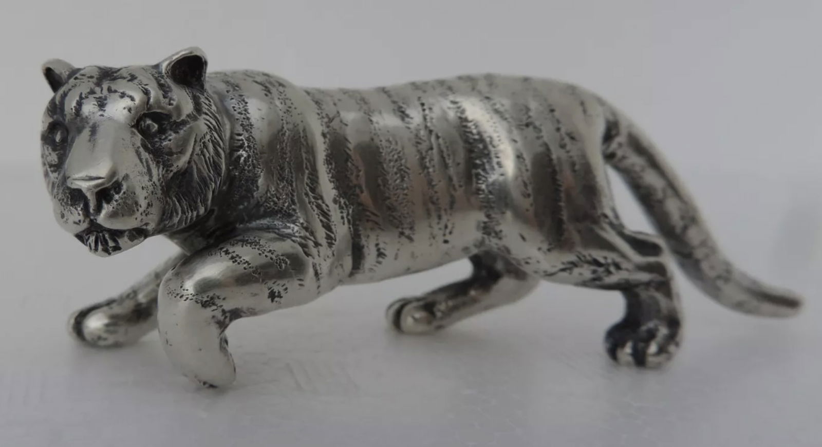 Buccellati Sterling Silver 925 Tiger Figurine Statue Made in Italy (1 of 9)