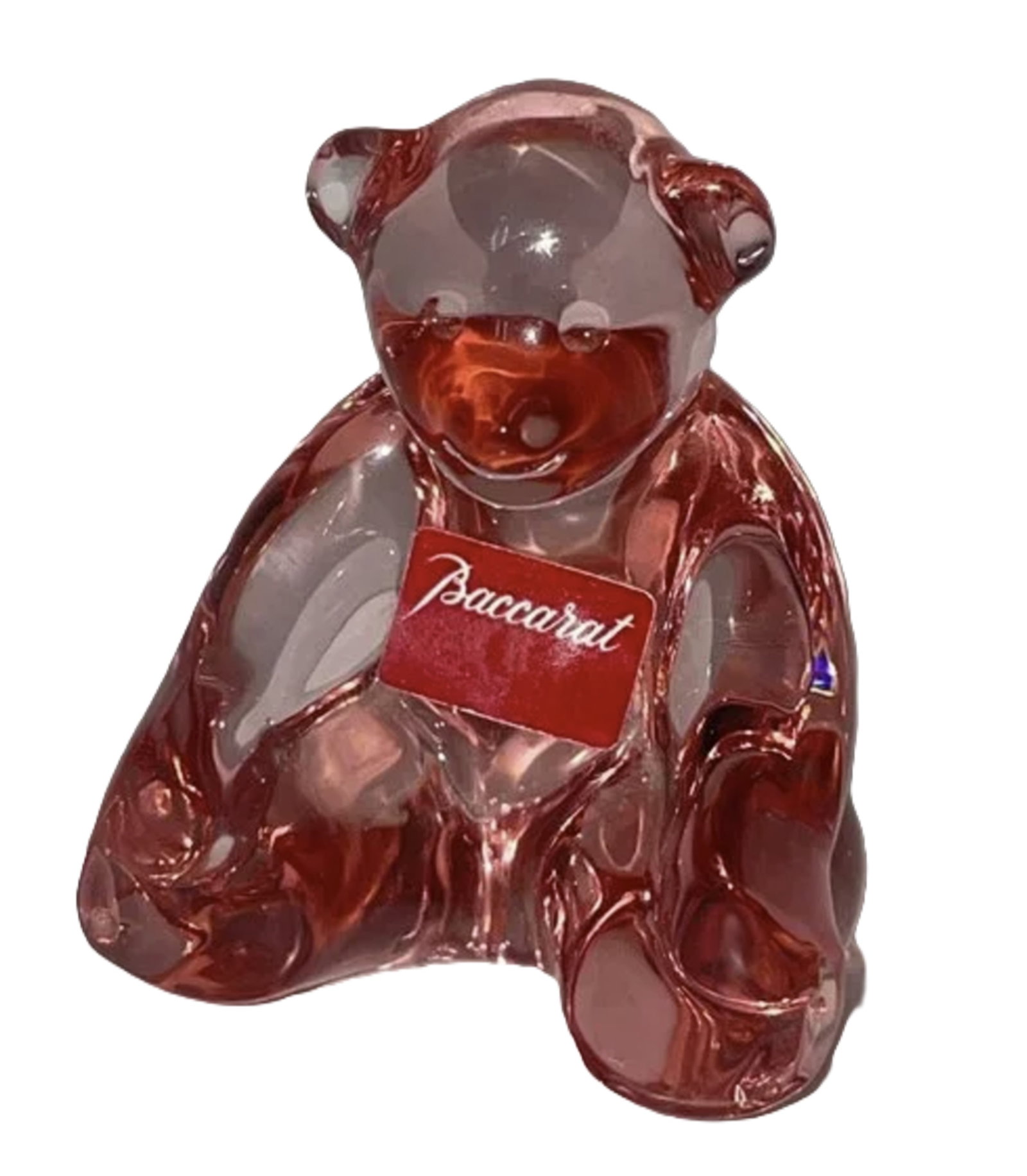 Baccarat Signed Crystal Bear Made In France: Baccarat Signed Crystal Bear Made In France. Measures approx 2 1/2" Tall