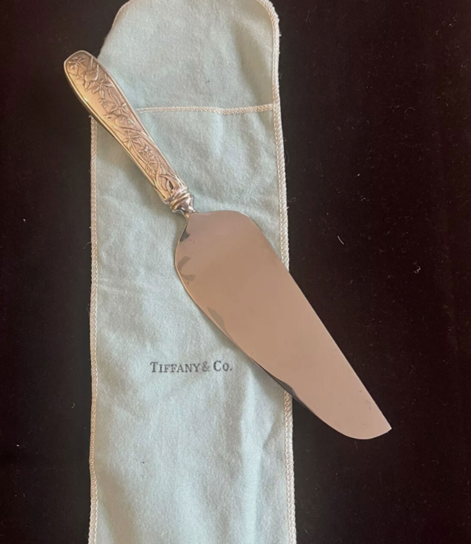 Tiffany & Co Sterling Silver  Audubon Pie Cake Server (1 of 7)