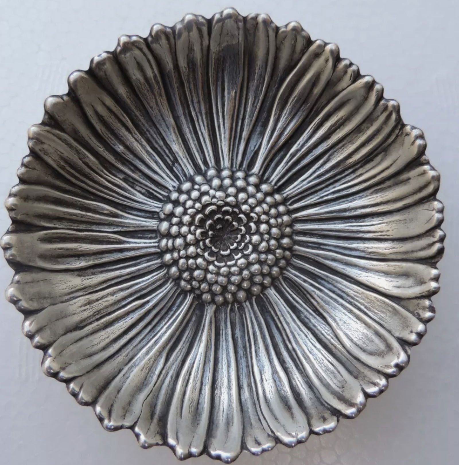 Gianmaria Buccellati Sterling Silver Lotus Flower Dish Made in Italy (1 of 7)