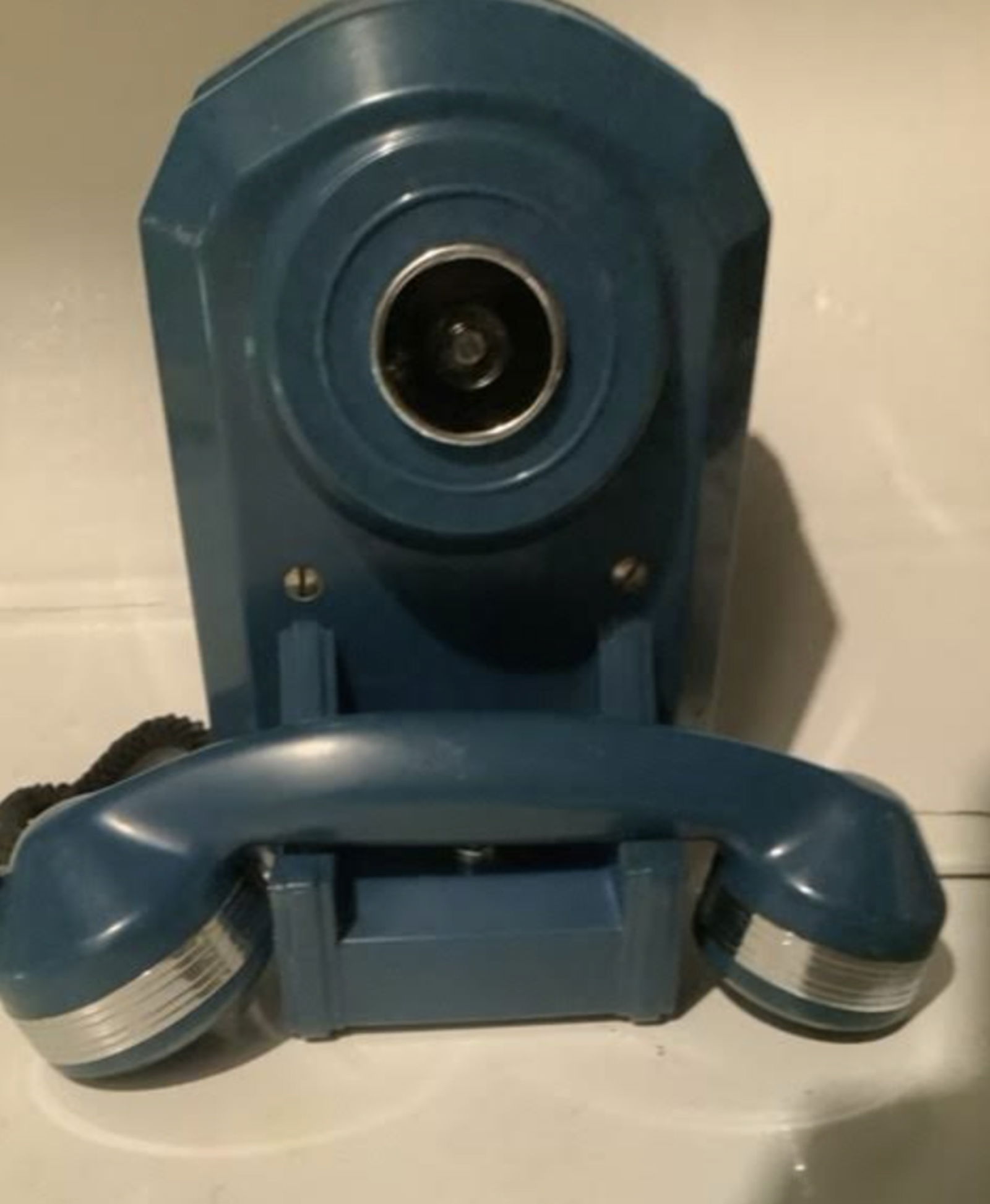 Royal Blue Authentic Electric #50 Wall Telephone called Juke Box 1940 (1 of 7)