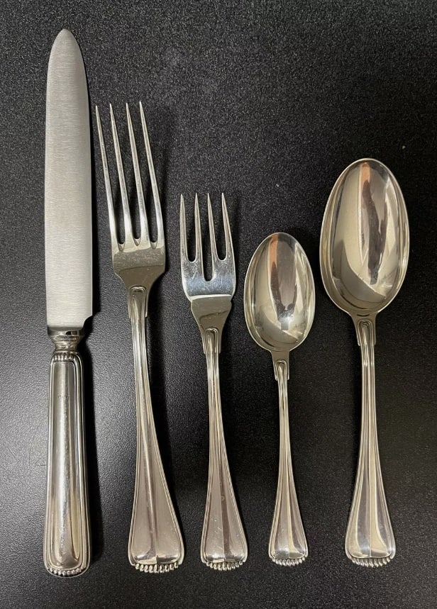 Buccellati Sterlihg Silver Milano 5 Pc Place Setting Made in Italy (1 of 4)