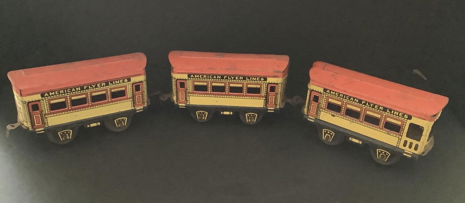 American Flyer Pre War Train Car Set 515 and 513 (1 of 6)